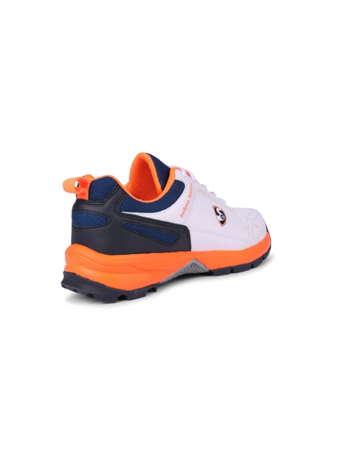 SG CLUB 6.0 Cricket Shoe (Classic White/Royal Blue/Lime) - UK-10 - Image 3